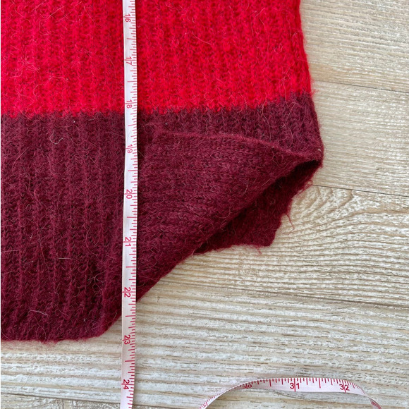 Silverflint Alpaca Wool Blend Striped Crewneck Sweater | Size XS - Picture 6 of 6